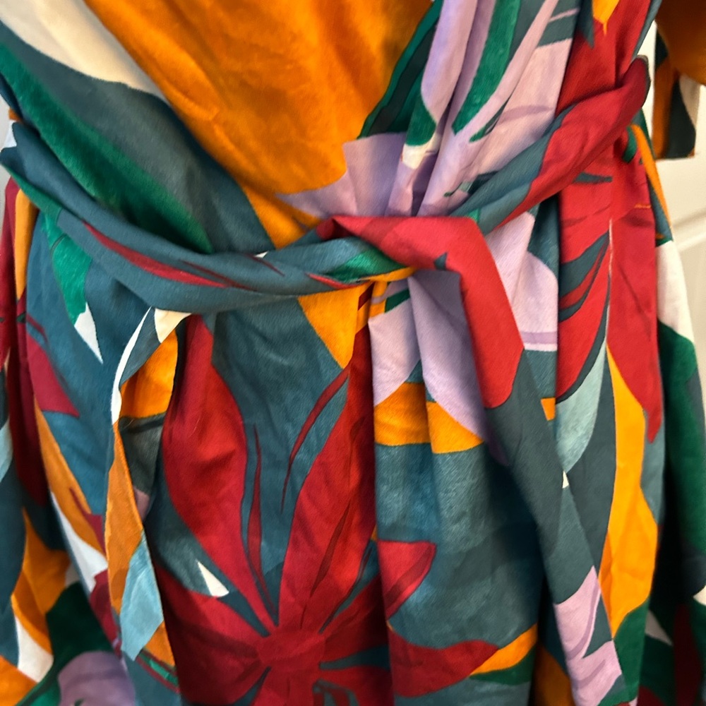 ELOQUII Colorful Floral Belted Dress | Size 16 | NWT - Picture 4 of 7